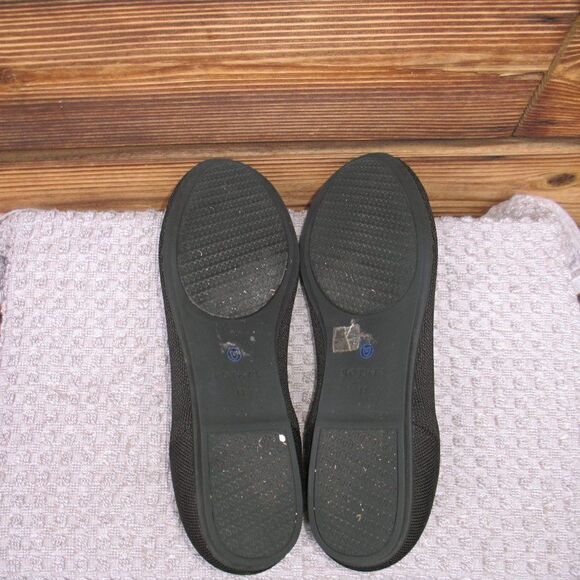 Rothy's The Flat Round Toe Flat Shoes Black 11 - Picture 10 of 11